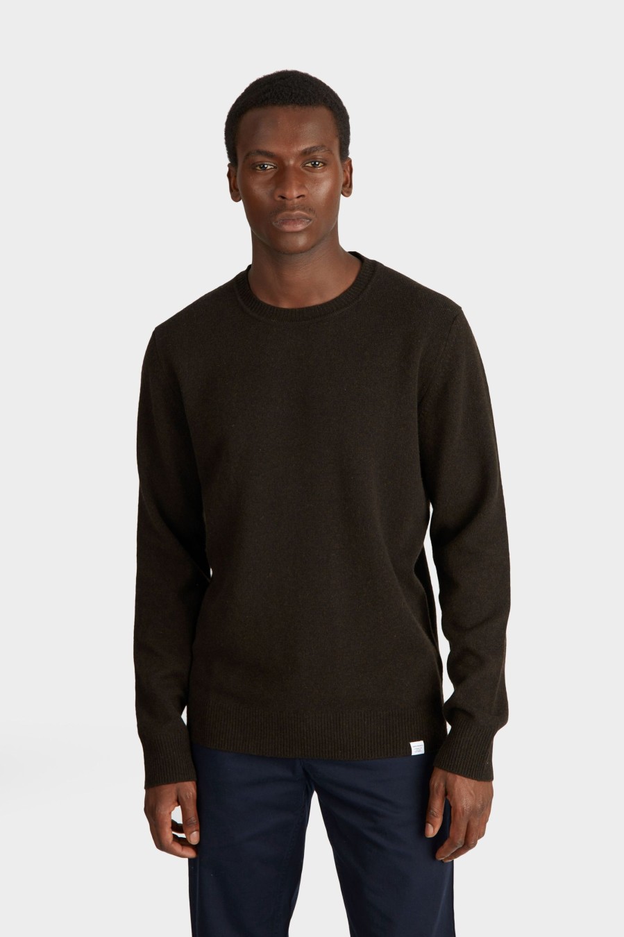 Homme NORSE PROJECTS Pulls & Sweatshirts | Pull Siegfried Lambswool Truffle